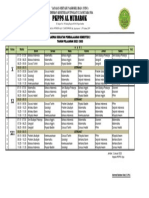 Jadwal Pelajaran - Genap