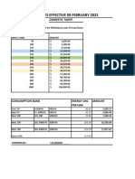 Electricity Tariff - Feb 23