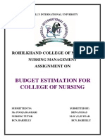Budget Estimation
