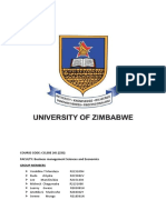 Course Code: Cclsbe 201 (ZSS) FACULTY: Business Management Sciences and Economics Group Members