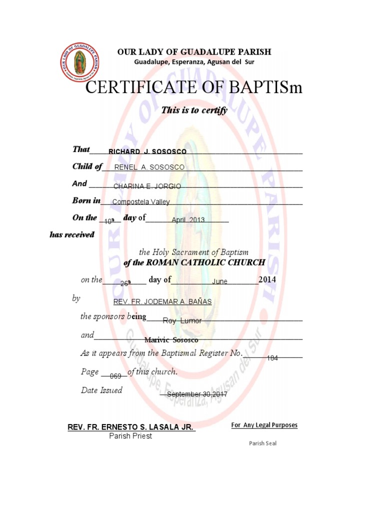 Baptismal Certificate Final PDF