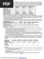 Transfer Price Case Study 2