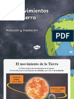 Los Movimientos de La Tierra Traslación y Rotación