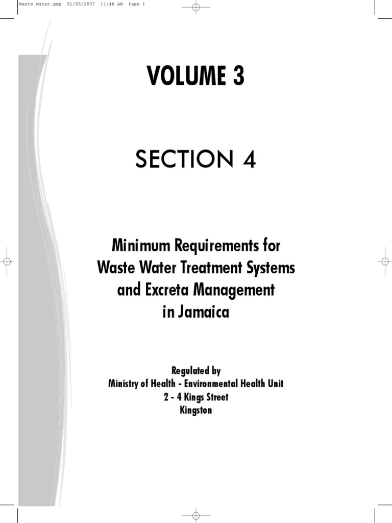Section 4 - Waste Water Treatment System PDF | PDF | Sewage Treatment ...