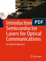 Introduction To Semiconductor Lasers For Optical Communications PDF