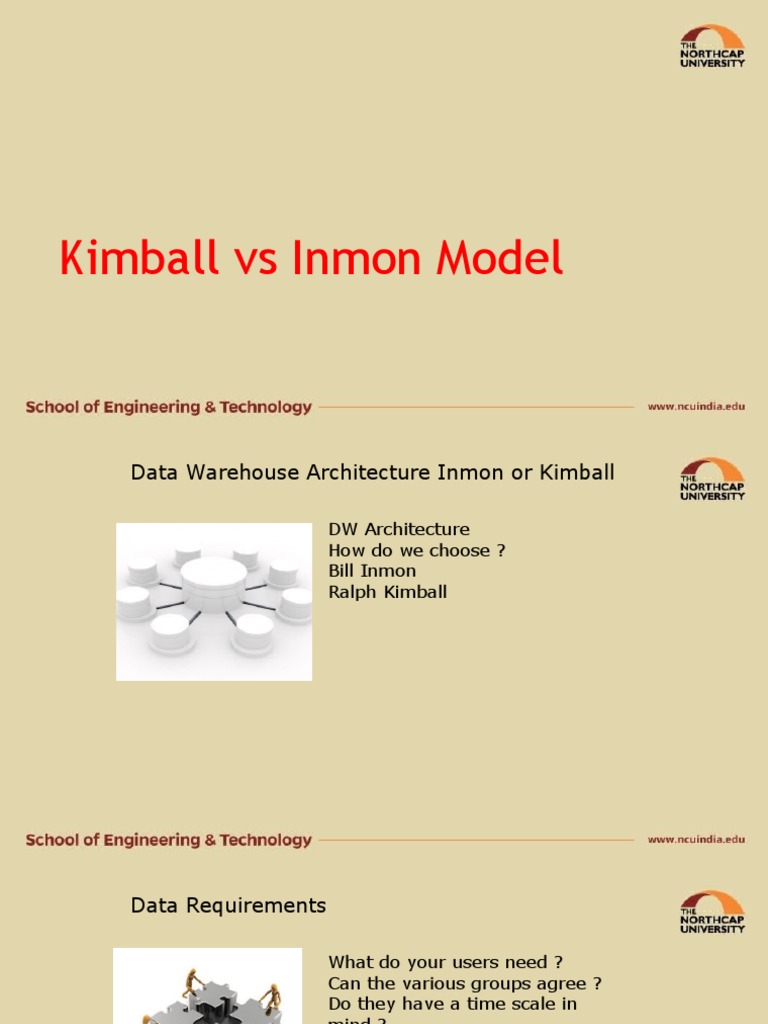 Kimball vs Inmon Data Warehouse Models | PDF | Technology & Engineering