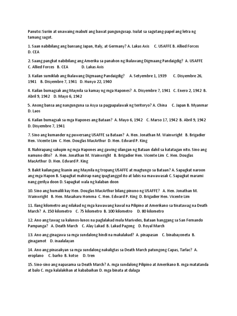 Araling Panlipunan Final Reviewer | PDF