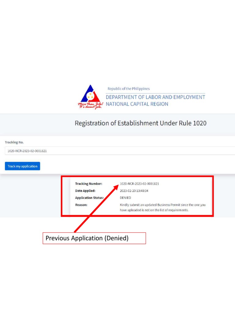 Dole 1020 registration update pdf
