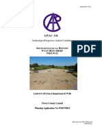 Llangammarch Wells Archaeological Watching Brief. APAC. LTD