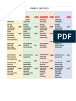 Nuevo Horario de Clases Escuela Musica PDF