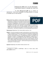 O Sacrifício Na Bhagavad-G Como Via de Libertação: Da Incessante Roda Posta A Girar À Canção de Roda Fora Do Mundo