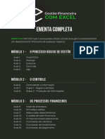 Gestão financeira e processos no Excel