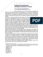 Institutional Development of Archaeologi PDF