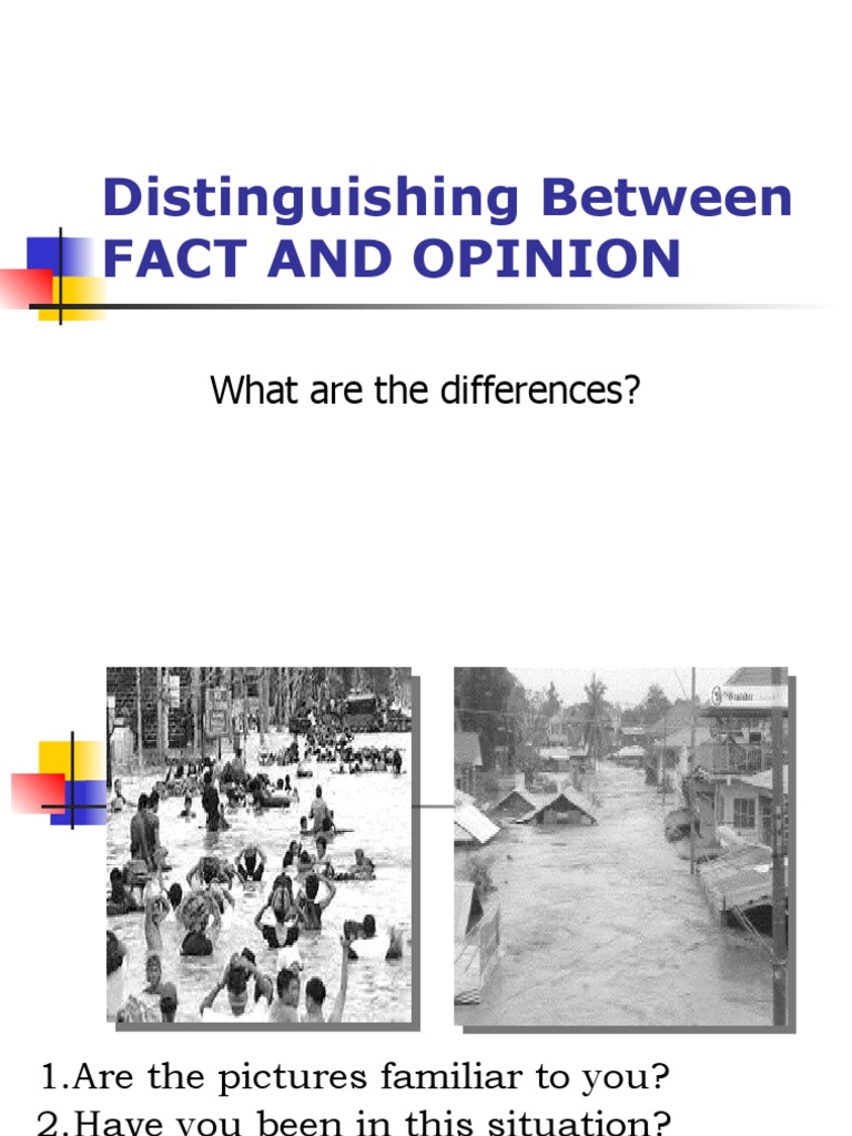 FACT AND OPINION Powerpoint | PDF | Cognition | Cognitive Science