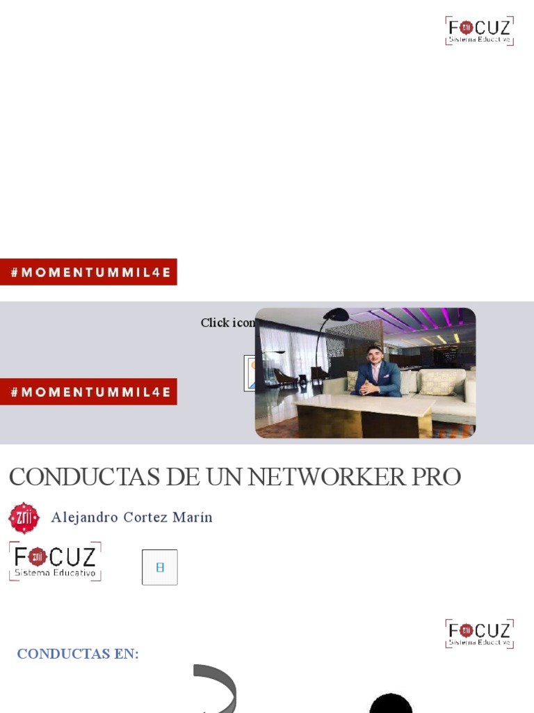 Conductas de Un Networker Pro | PDF | Relaciones personales, crianza y ...