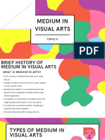 A Brief History of Medium in Visual Arts