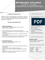 Reymond Atilano CV PDF