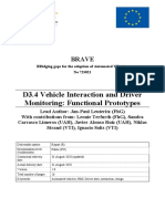 Vehicle Interaction and Driver Monitoring