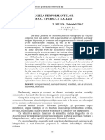 Analiza Performantelor La S.C. Vinifruct S.A. Iaşi: Z. BULIGA, Gabriela IGNAT