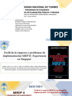 Trabajo 5 - Equipo 1 - Lectuta 9.2 Ange Et Al. 1994 MRP II Company Profile and Implementation Problems