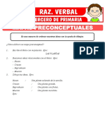 Mapas Preconceptuales para Tercero de Primaria