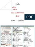 Formulaire Pour Concours 2022