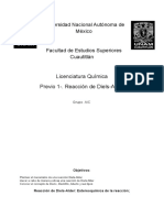 Previo 1 - Equipo 5 - Reacción Diels-Alder