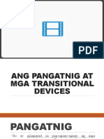 Ang Pangatnig at Mga Transitional Devices
