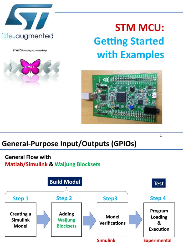 STM32F4 MCU: Simulink Setup Guide | PDF | Electronics | Computer Science