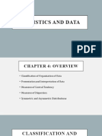 Classification and Presentation of Data