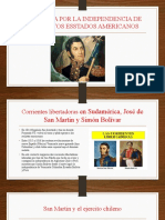 La Guerra de La Independecia Por Los Nuevos Estados Americanos