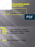 Pearson Correlation Coefficient Formula