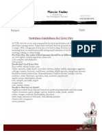 Nutrition Guidelines Liver Fire