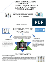 Viscosímetros y transmisores: instrumentos para medir variables en procesos
