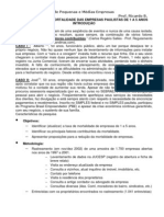 02 - GPME - Sobrevivência e Mortalidade das Empresas Paulistas de 1 a 5 anos