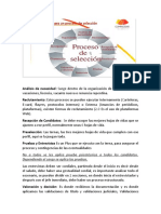 Pasos de Seleccion y Procesos de Evaluacion de Desempeño