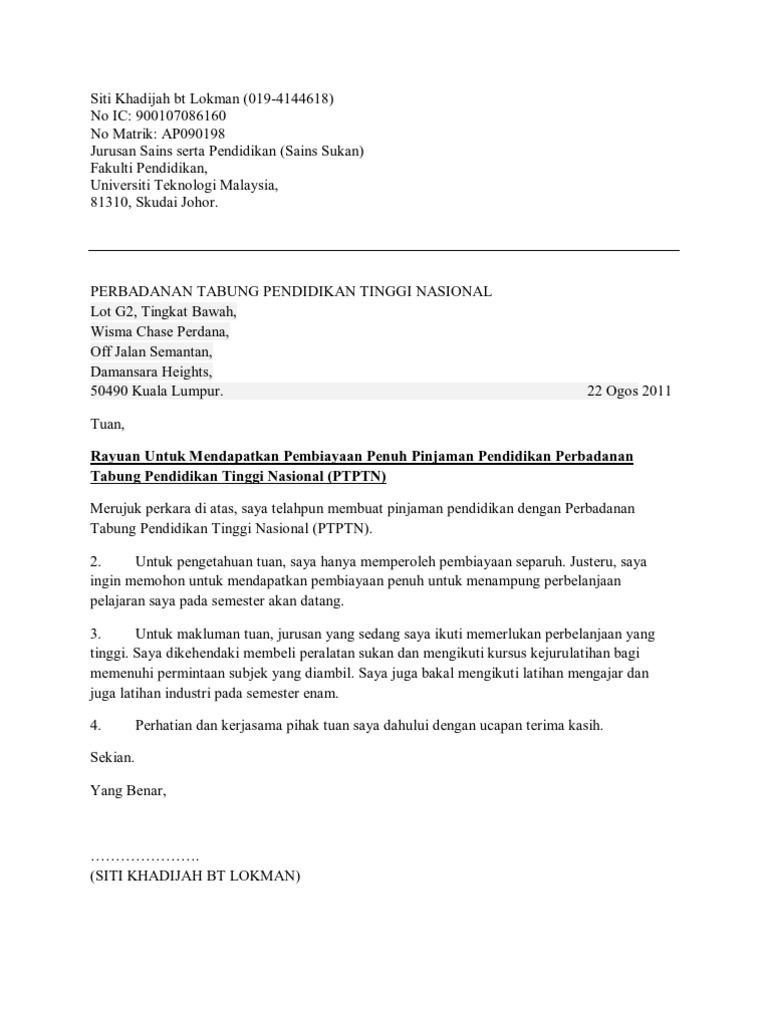 Contoh Surat Rayuan Buat Rc Falt Roof Di Tingkat Satu