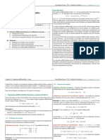 Equations Differentielles Cours