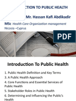 Introduction Public Health