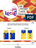 WE LOVE LOCAL BAZAAR Vol 1 by Rak Sebelah Proposal - Startups PDF