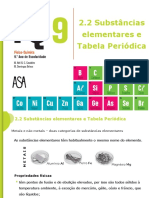 Substâncias Elementarese e Tabela Periódica