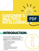 Gardner's Multiple Intelligences PDF