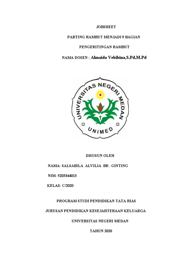 Parting Rambut: 9 Bagian Pengeritingan | PDF