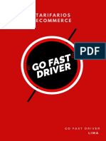 Tarifario Go Fast Driver - 2021