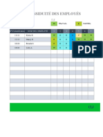 IC Employee Attendance Tracker Template 17094 - FR