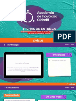 Fichas de Entrega - Academia de Inovação Cidadã - Versão Online