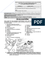 Evaluación Vida de Jesús