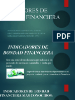 Indicadores de Bondad Financiera