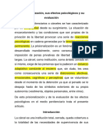 Efectos Pscicologicos de La Prisionalización