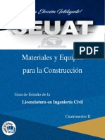 LINGC, 2do, Materiales y Equipos para La Construcción PDF